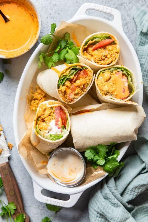Vegan Chickpea Salad Wrap