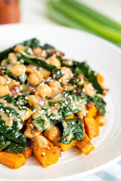 Vegan Chickpea and Kale Stir Fry