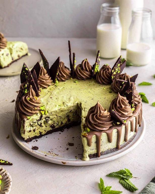 Vegan Chocolate Mint Cake