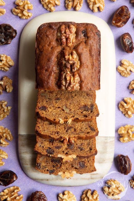 Vegan Date and Walnut Loaf