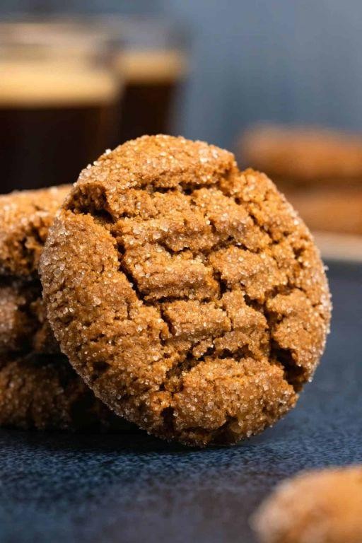 Vegan Ginger Snap Cookies