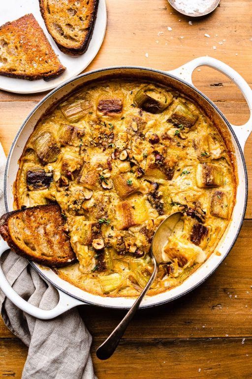 Vegan Leek and Bean Casserole