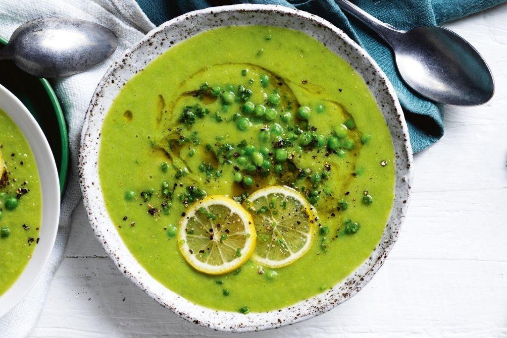 Vegan Leek and Pea Soup