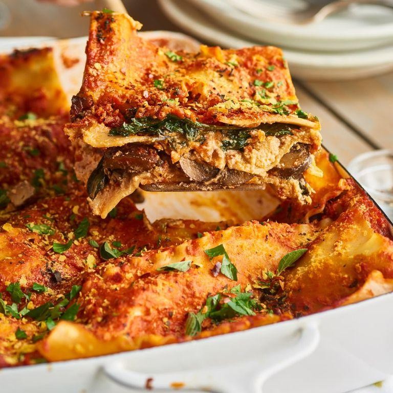 Vegan Meat Lasagna with Cashew Cheese