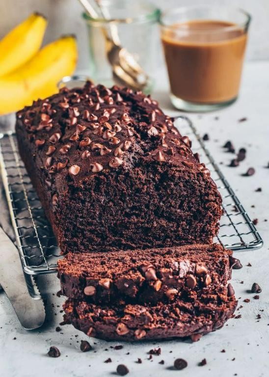 Vegan Milk Chocolate Banana Bread