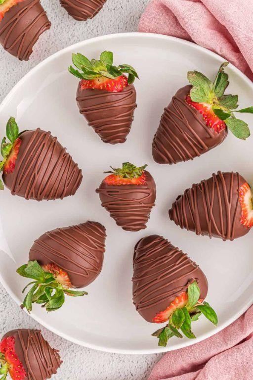 Vegan Milk Chocolate Covered Strawberries