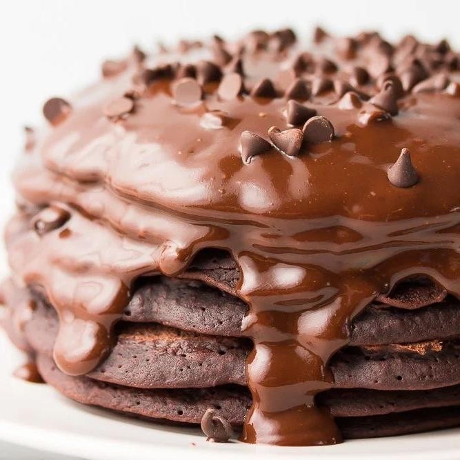 Vegan Milk Chocolate Pancakes