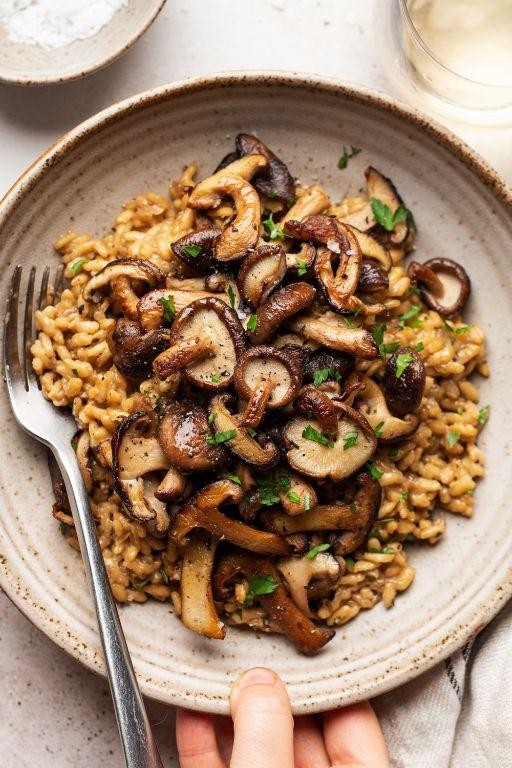 Vegan Mushroom Risotto