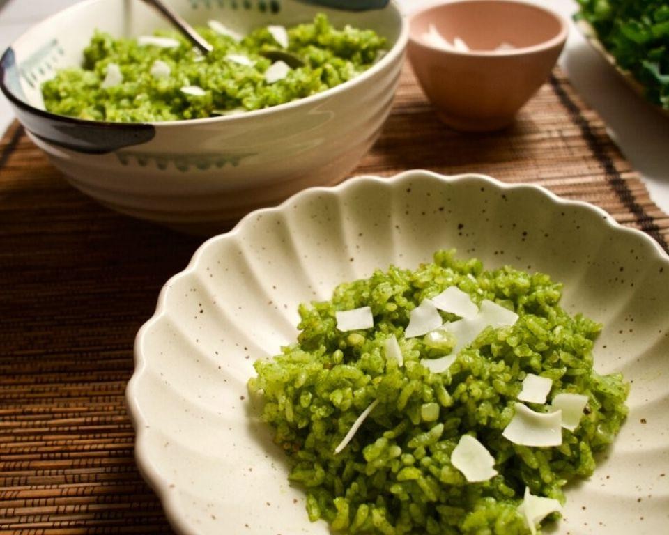 Vegan Spinach and Coconut Rice
