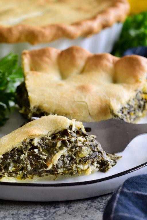 Vegan Spinach and Potato Pie