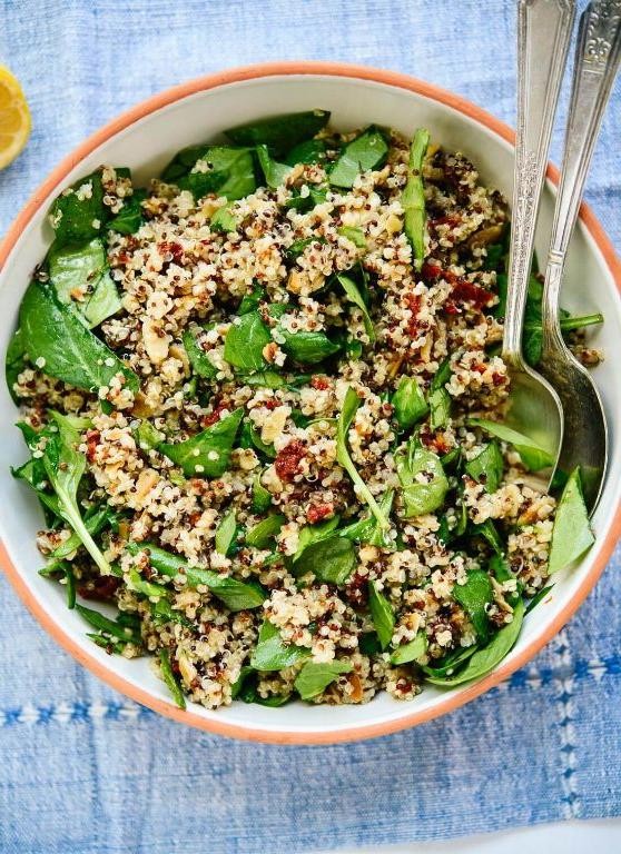 Vegan Spinach and Quinoa Salad