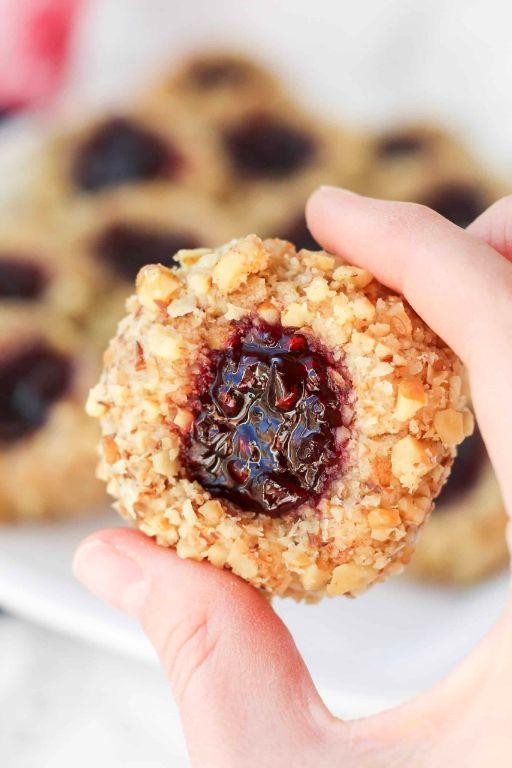 Vegan Thumbprint Cookies