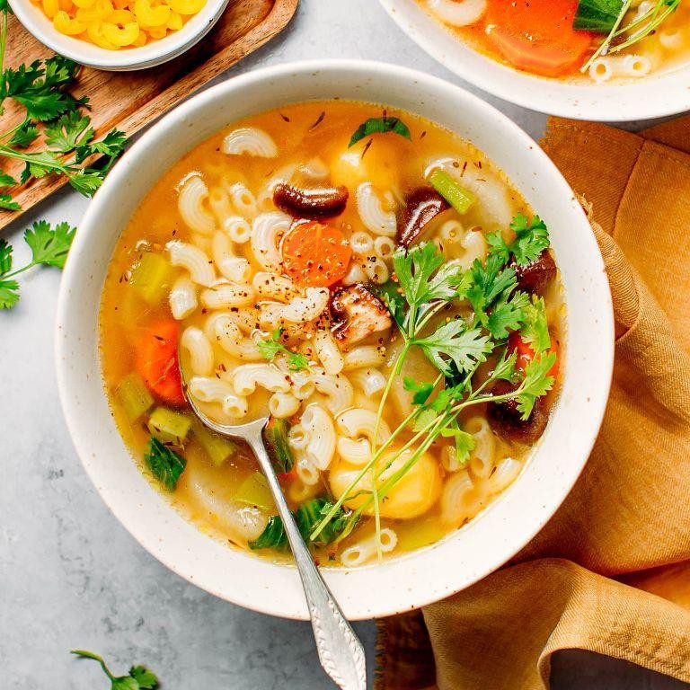 Vegetable Macaroni Soup