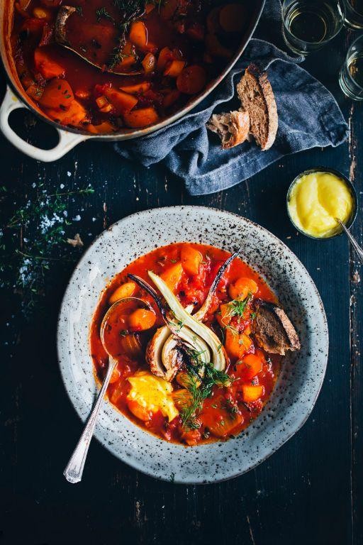 Vegetarian Bouillabaisse