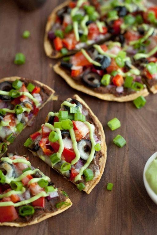 Vegetarian Mexican Pizza with Black Beans