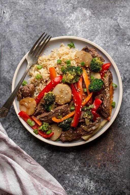 Venison Backstrap Stir-Fry with Vegetables