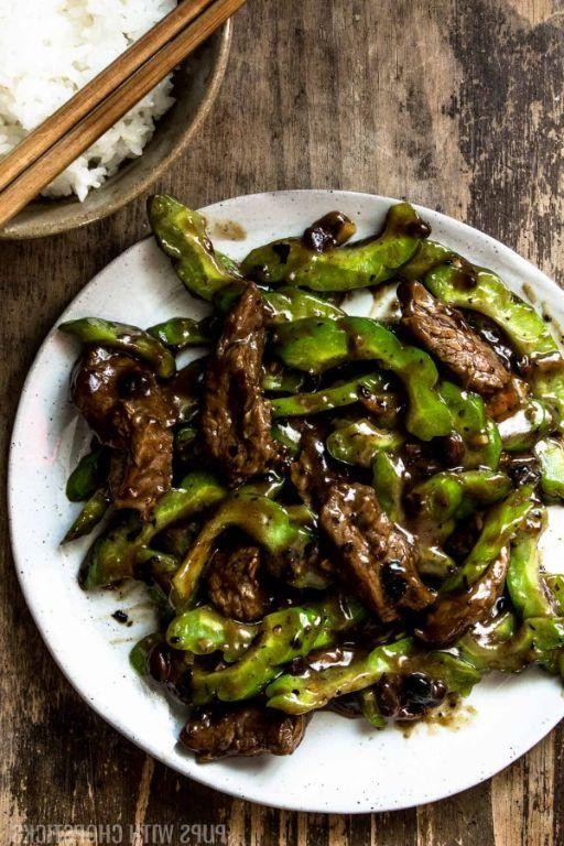 Vietnamese Beef and Bitter Melon Stir Fry