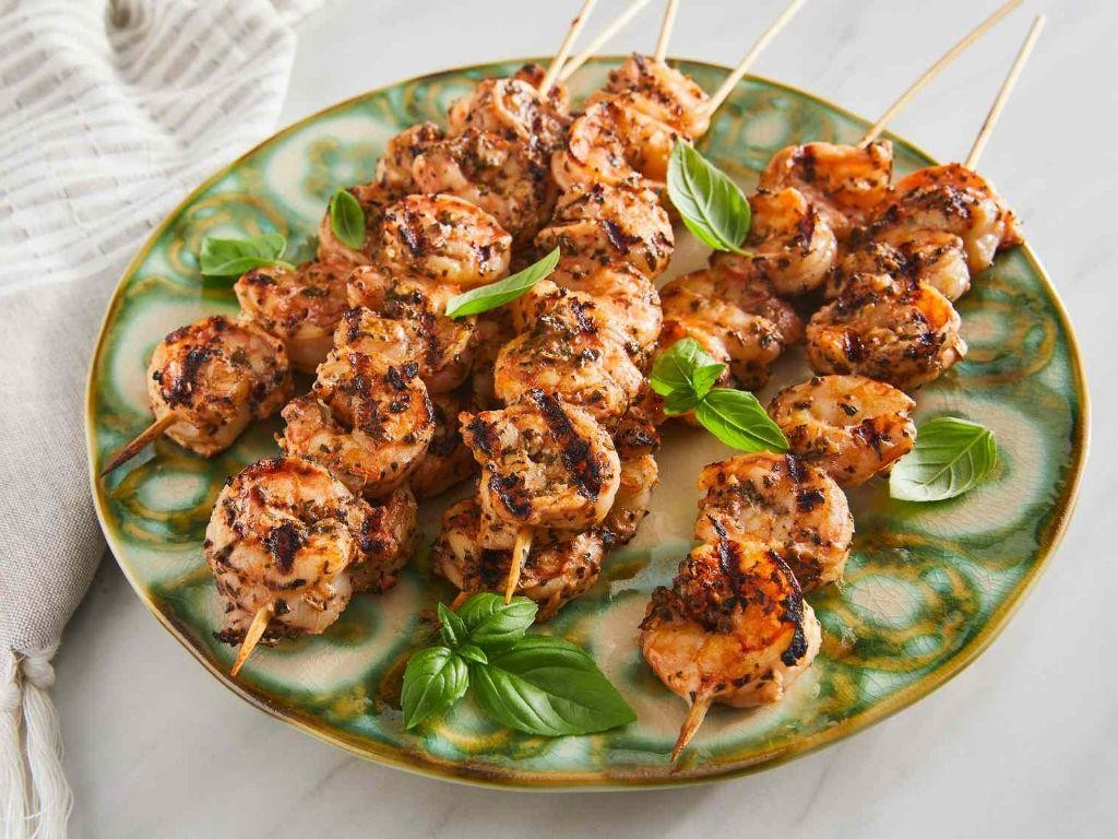 Vinegar Marinated Grilled Shrimp