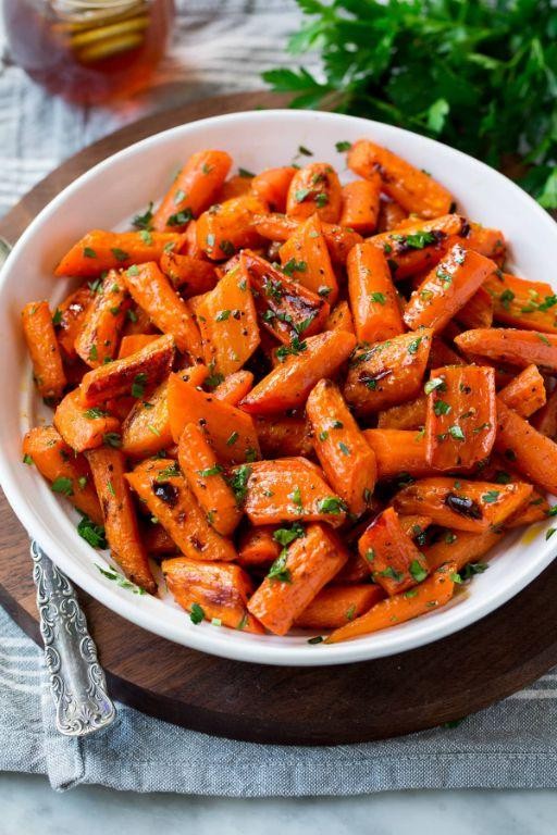 Vinegar and Honey Glazed Carrots