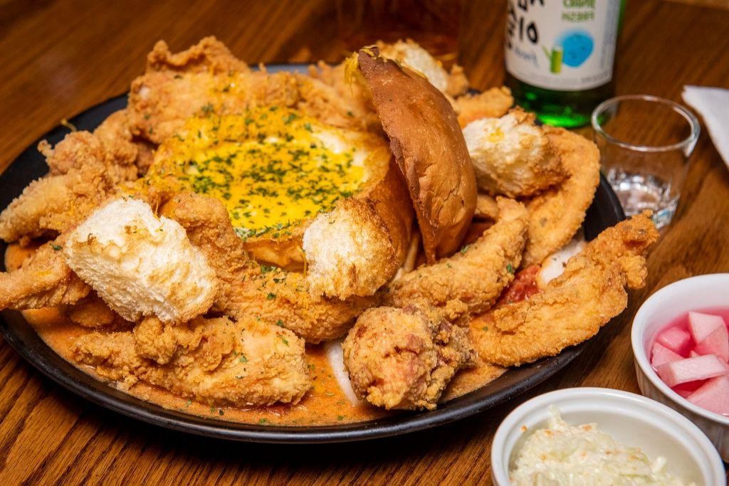 Volcano Chicken with Cheese