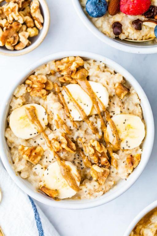 Walnut and Banana Oatmeal