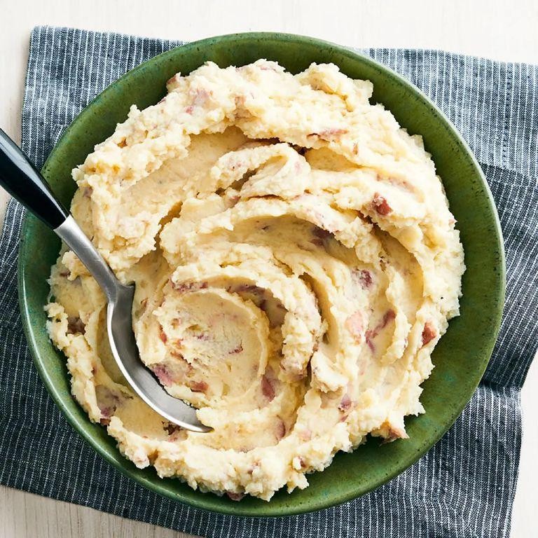 Wasabi Mashed Potatoes with Roasted Garlic