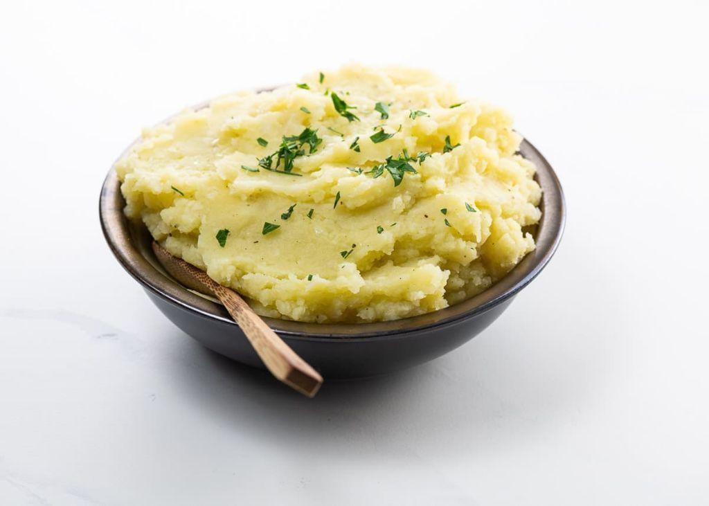 Wasabi Mashed Potatoes with Truffle Oil