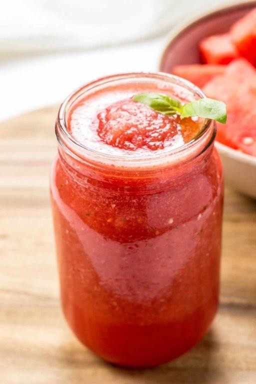 Watermelon Basil Slush