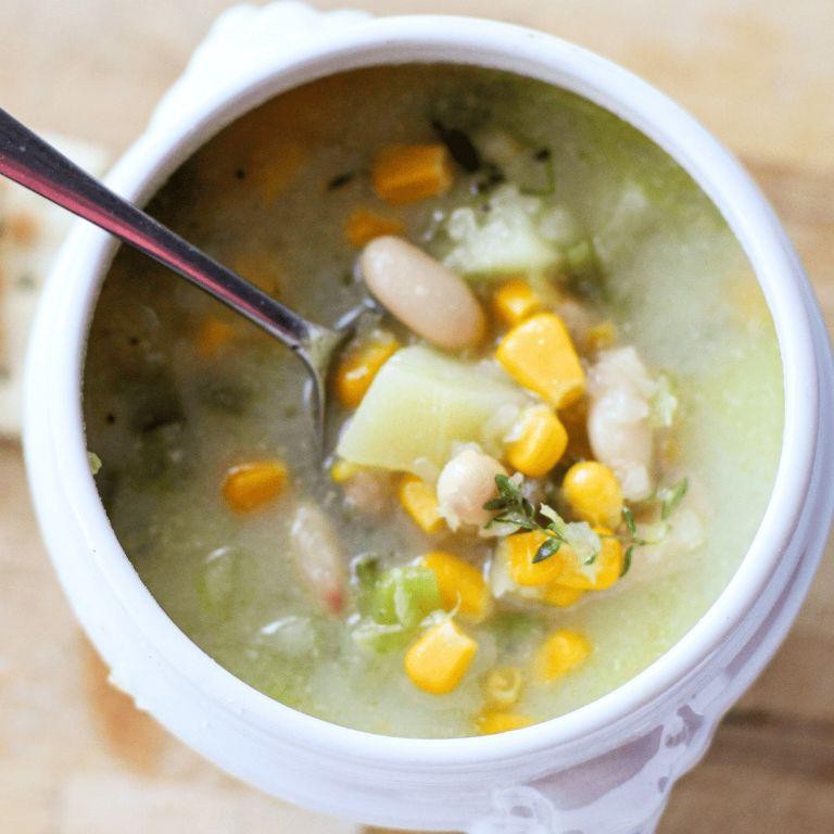 White Bean and Corn Soup