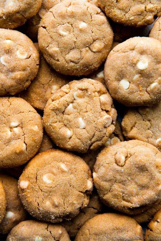 White Chocolate Chip Peanut Butter Cookies