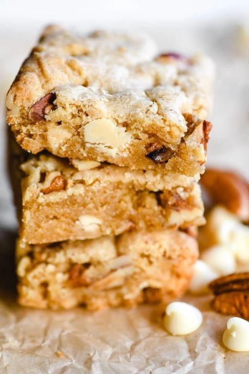 White Chocolate Pecan Bars
