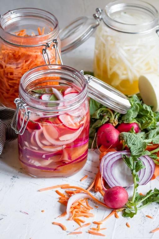 White Vinegar Pickled Vegetables