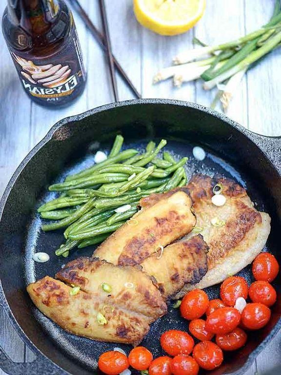 Whole Tilapia Marinated in Soy Sauce and Honey