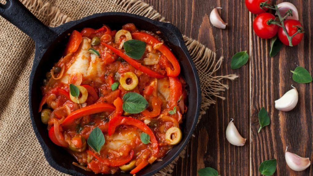 Whole Tilapia in Spicy Tomato Sauce