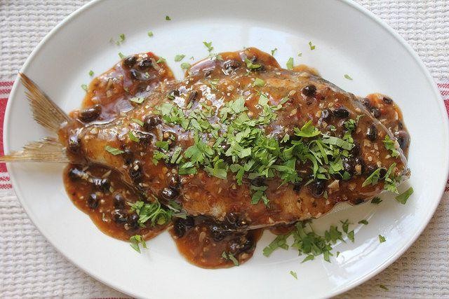 Whole Tilapia with Black Bean Sauce