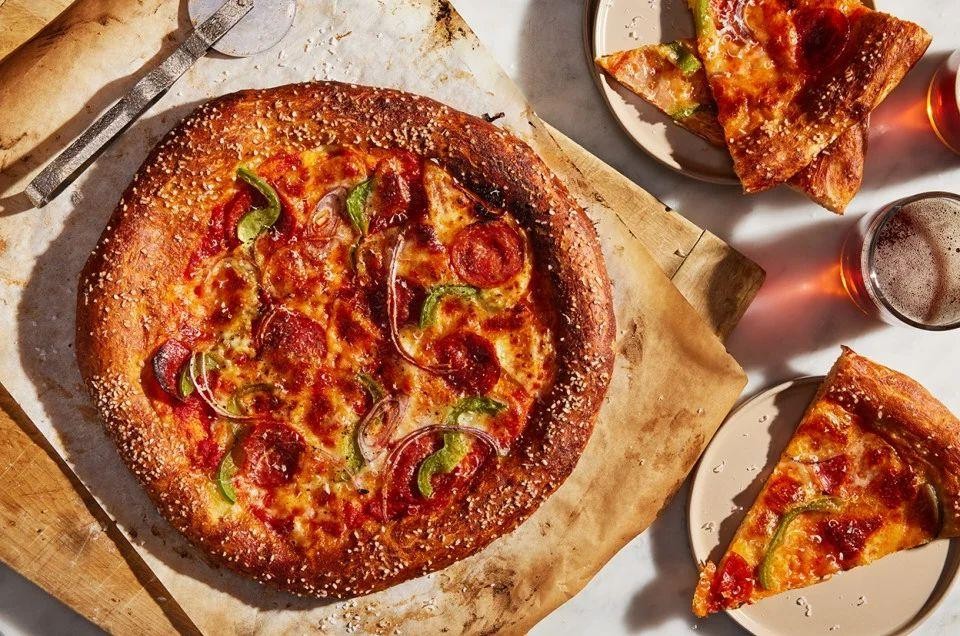 Whole Wheat Pretzel Pizza Crust