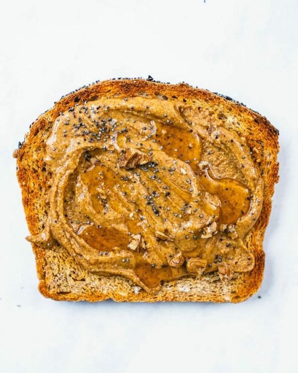Whole Wheat Toast with Almond Butter