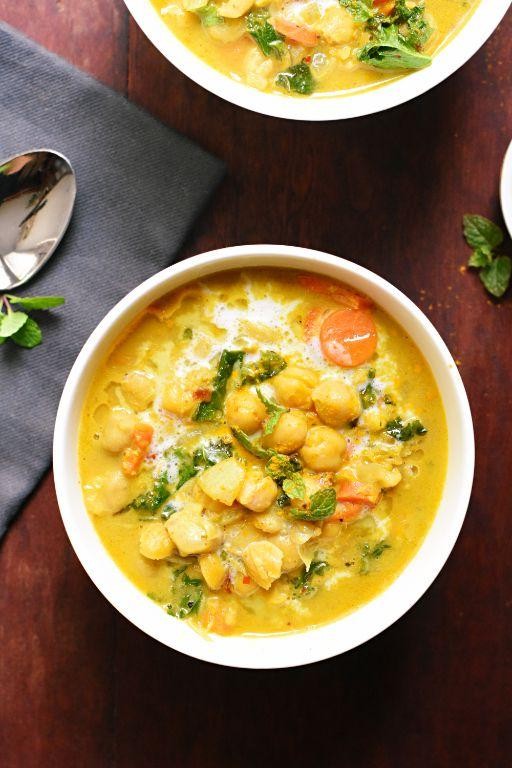 Yellow Curry Chickpea Stew