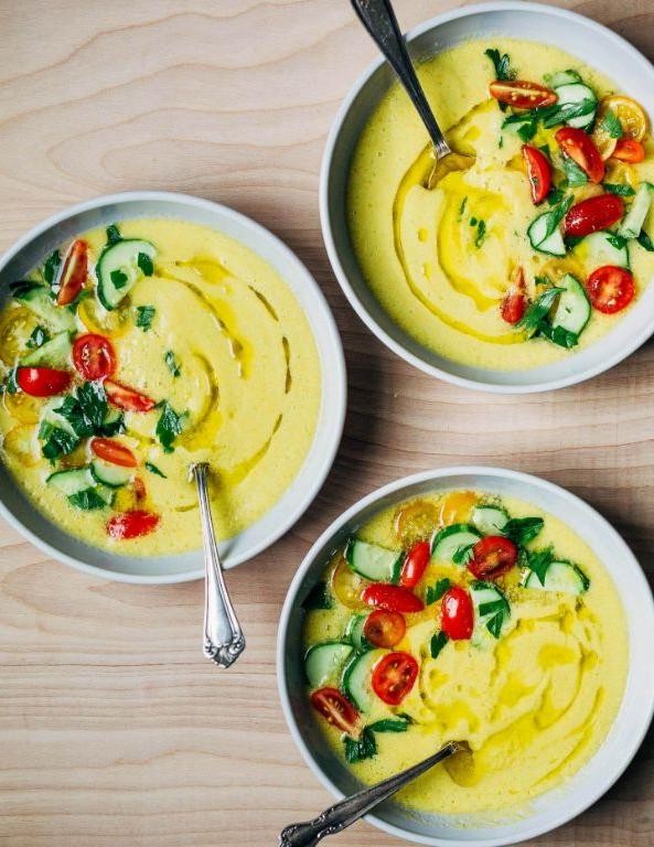 Yellow Tomato Gazpacho