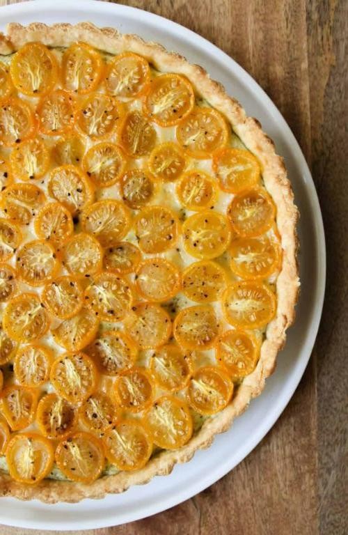 Yellow Tomato Tart