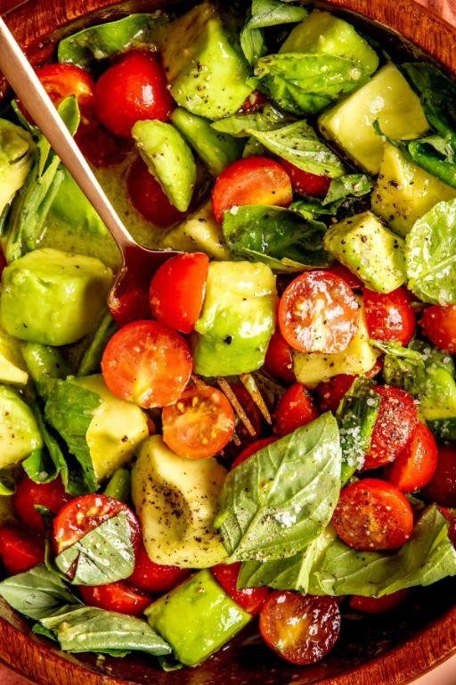 Yellow Tomato and Avocado Salad