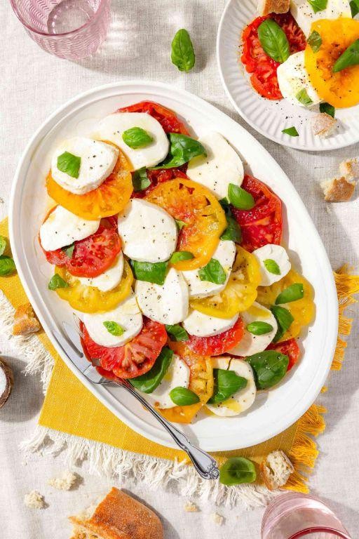 Yellow Tomato and Mozzarella Salad