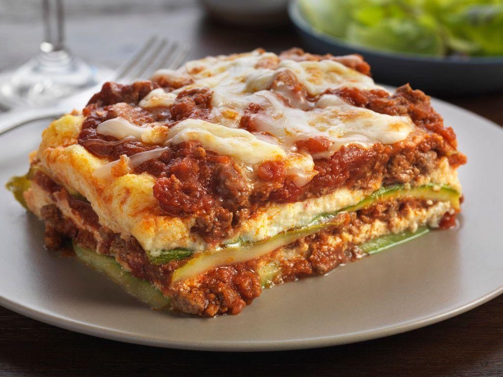 Zucchini Lasagna with Ground Beef