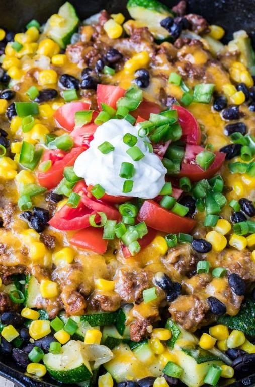 Zucchini Taco Bake