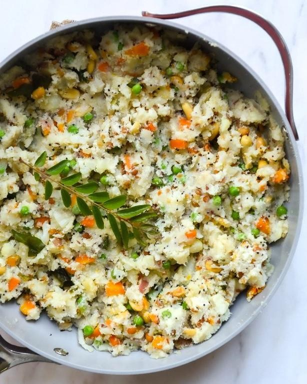 Zucchini and Carrot Upma