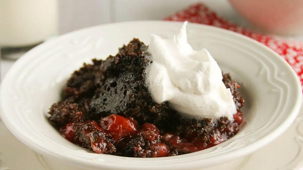 3 Ingredient Slow Cooker Black Forest Cake