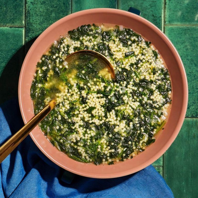 Acini de Pepe with Spinach and Ricotta