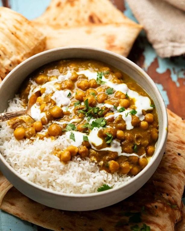 Afghan Korma with Chickpeas