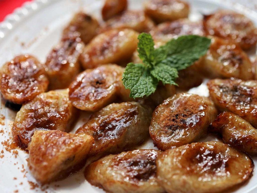 Air Fryer Banana Caramel Dessert