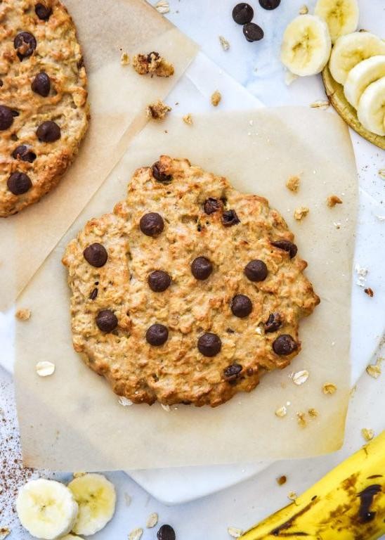 Air Fryer Banana Chocolate Chip Cookies